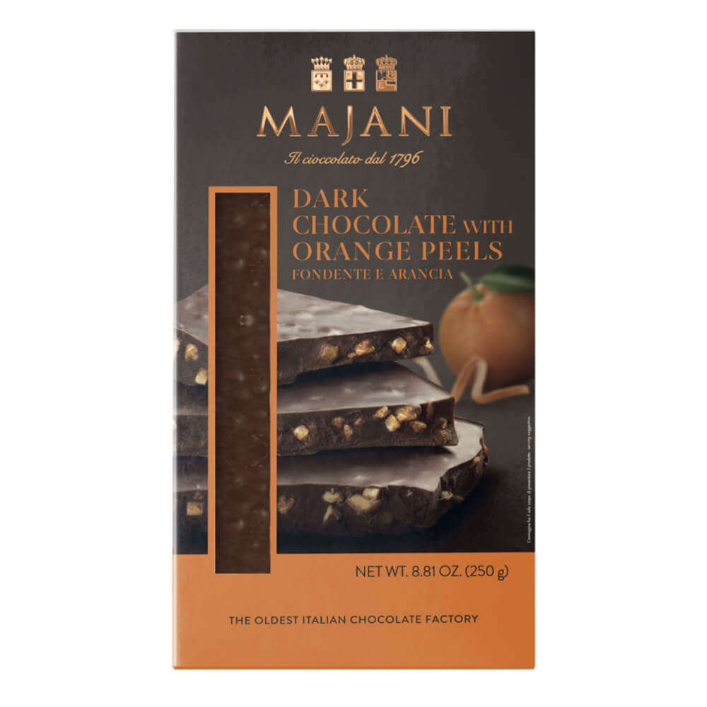 Majani Dark Chocolate with Orange Peel 250g